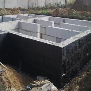 Фундамент из блоков ФБС