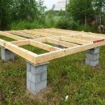 Столбчатый фундамент