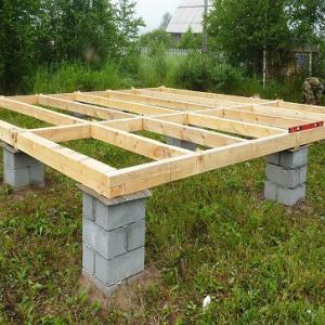 Столбчатый фундамент