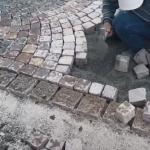 Демонтаж брусчатки